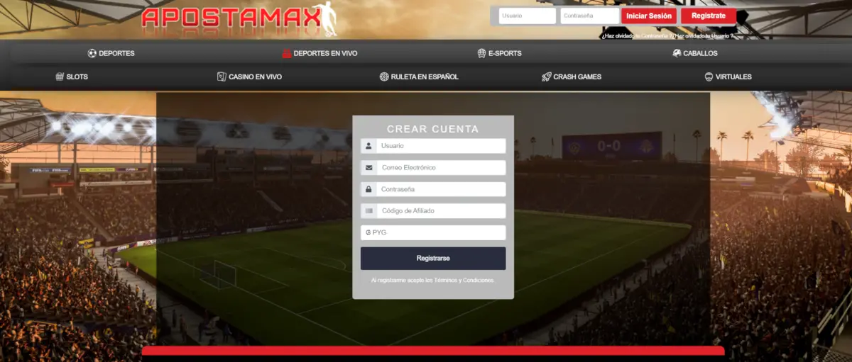 Apostamax jogar